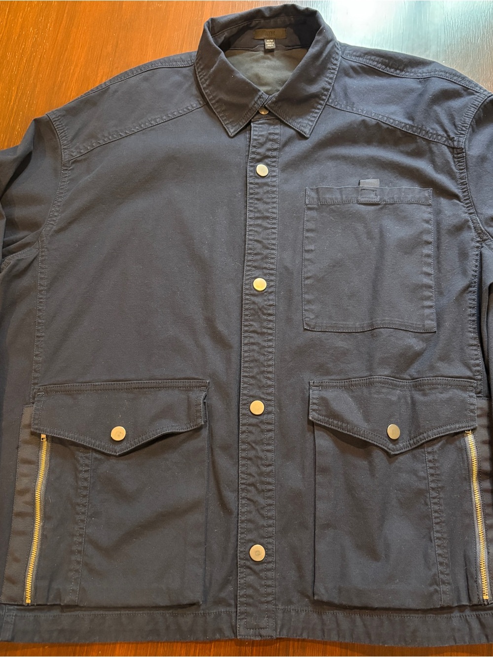 ATM Anthony Thomas Melillo Navy Chore-Style Field Jacket